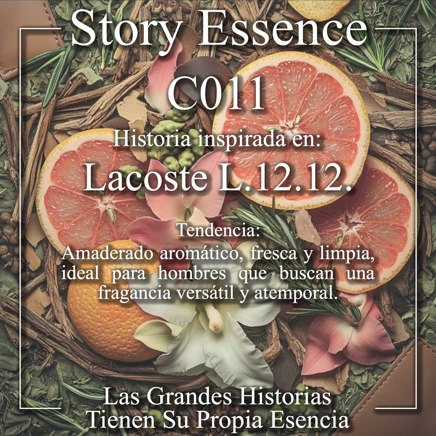 C011 - Inspirado en Eau de Lacoste L.12.12. White