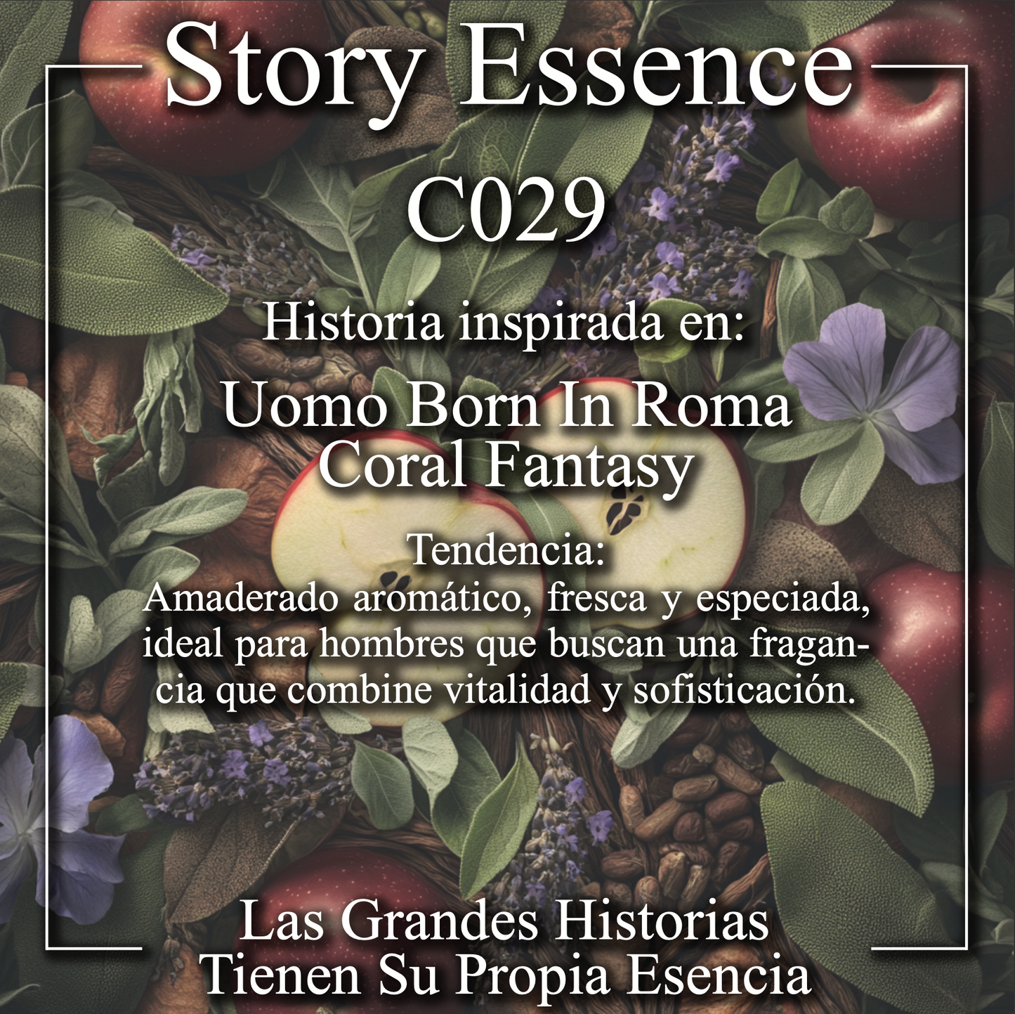 C029 - Inspirado en Uomo Born In Roma Coral Fantasy