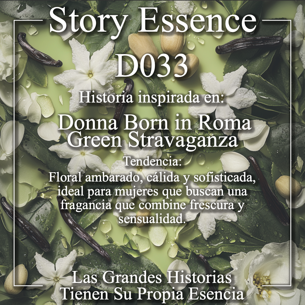 D033 - Inspirado en Donna Born in Roma Green Stravaganza