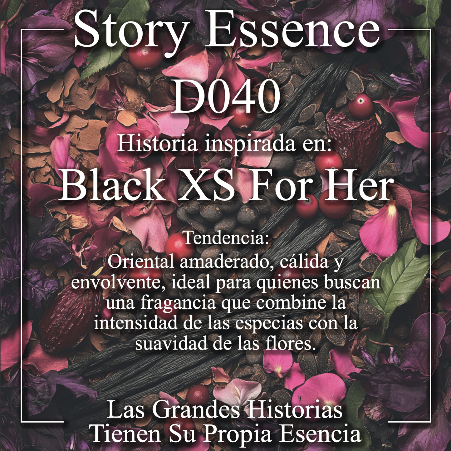 D040 - Inspirado en Black XS For Her