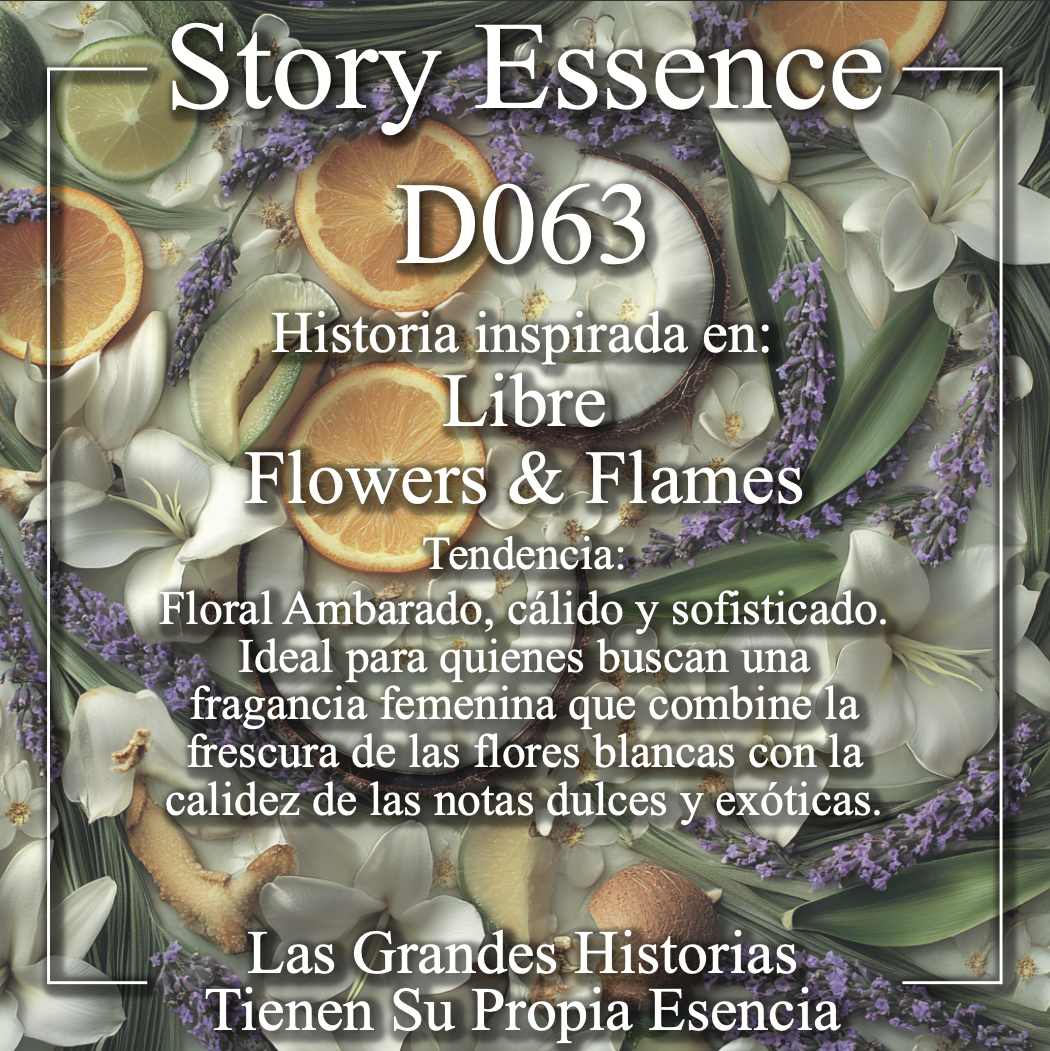 D063 - Inspirado en Libre Flowers & Flames