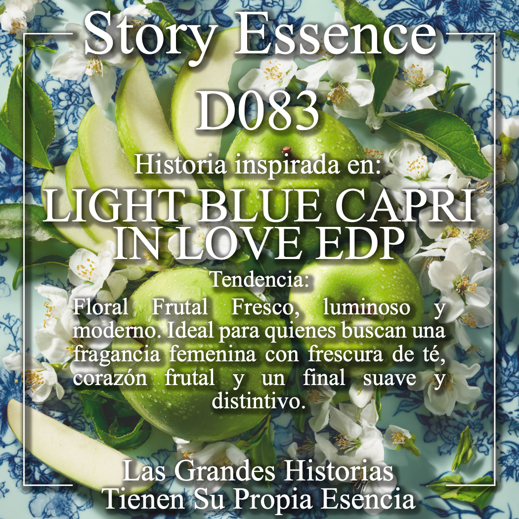 D083 - Inspirado en Light Blue Capri In Love Eau de Parfum
