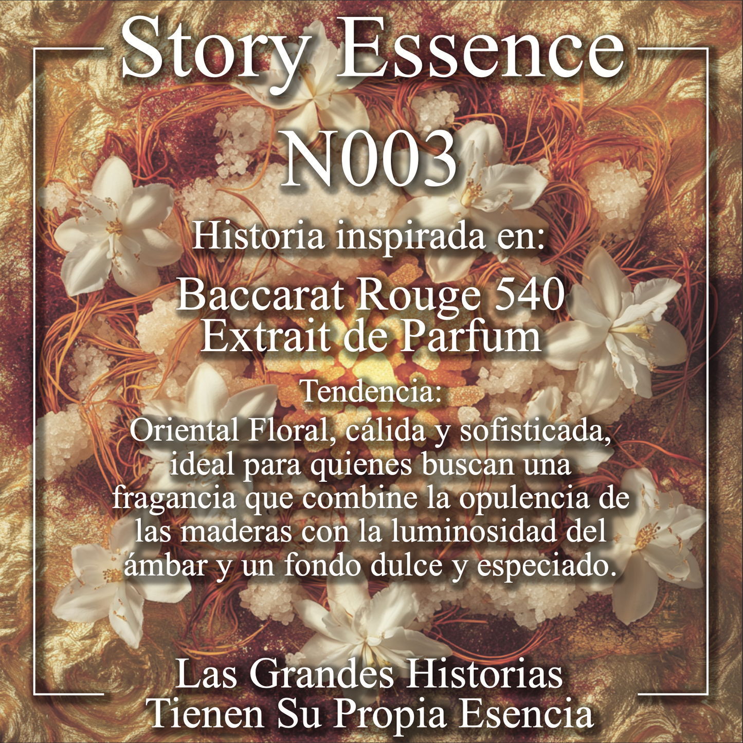 N003 - Inspirado en Baccarat Rouge 540 Extrait de Parfum