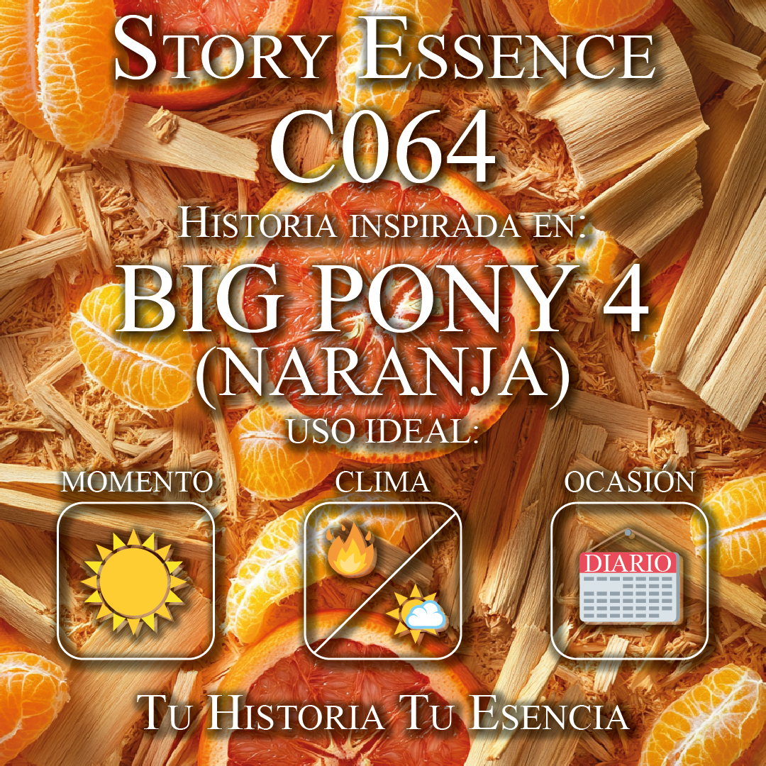 C064 - Inspirado en Big Pony 4 (Naranja)