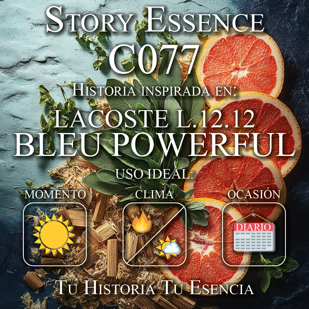 C077 - Inspirado en Lacoste L.12.12 Bleu Powerful