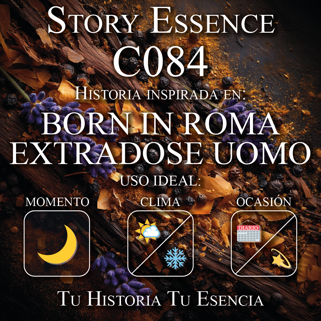 C084 - Inspirado en Born in Roma Extradose Uomo