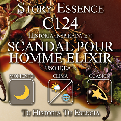 C124 - Inspirado en Scandal Pour Homme Elixir