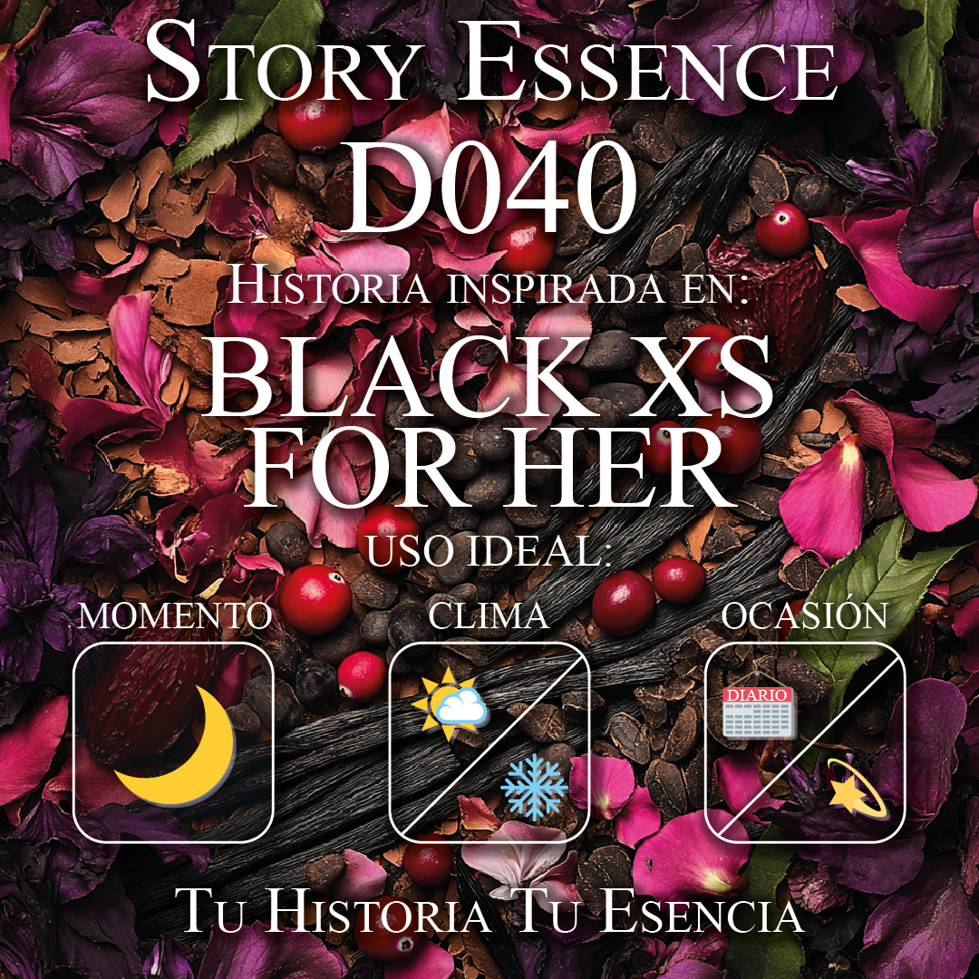 D040 - Inspirado en Black XS For Her