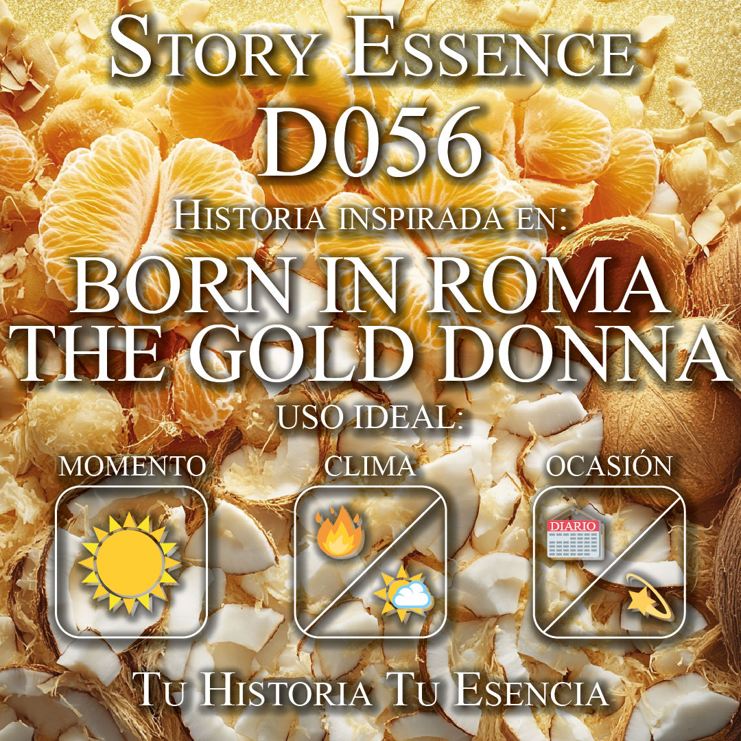 D056 - Inspirado en Born in Roma The Gold Donna