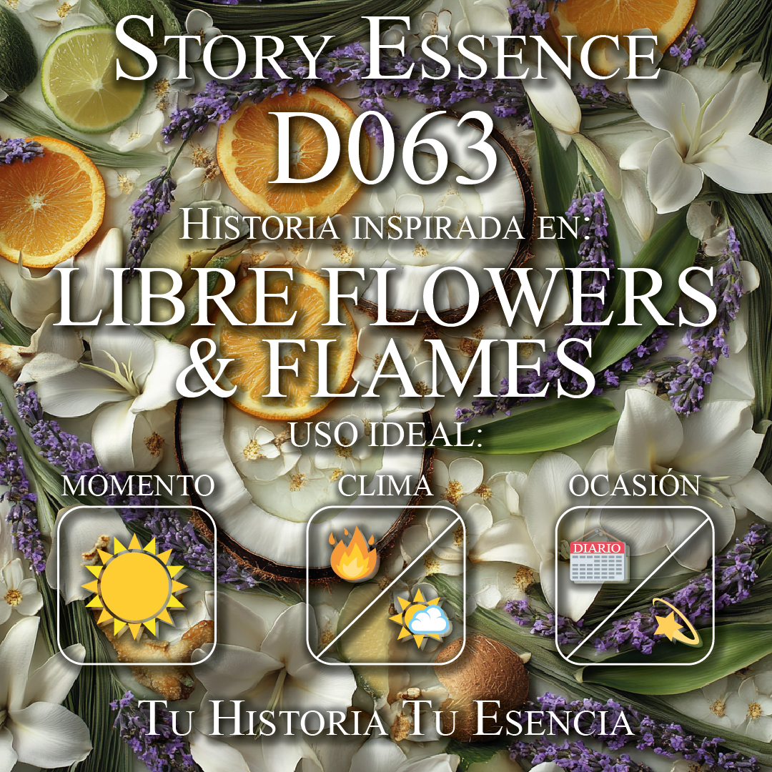 D063 - Inspirado en Libre Flowers & Flames
