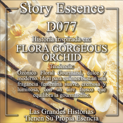 D077 - Inspirado en Flora Gorgeous Orchid