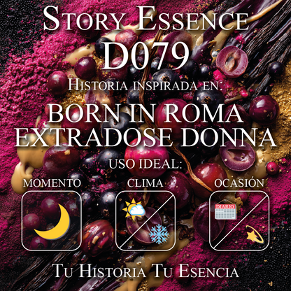 D079 - Inspirado en Born in Roma Donna Extradose