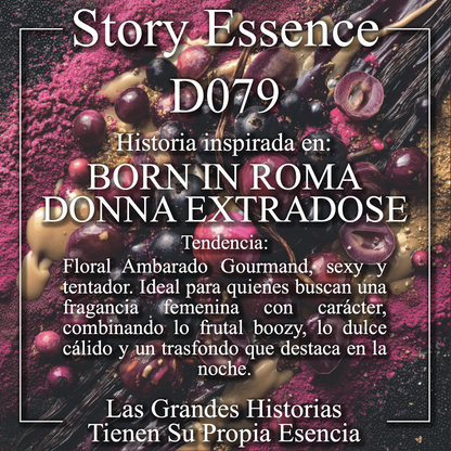 D079 - Inspirado en Born in Roma Donna Extradose