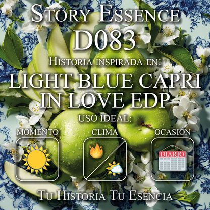 D083 - Inspirado en Light Blue Capri In Love Eau de Parfum