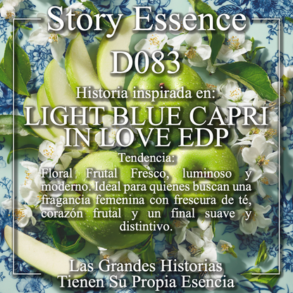 D083 - Inspirado en Light Blue Capri In Love Eau de Parfum