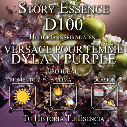 D100 - Inspirado en Versace Pour Femme Dylan Purple