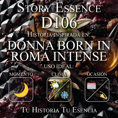 D106 - Inspirado en Donna Born In Roma Intense