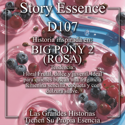 D107 - Inspirado en Big Pony 2 (Rosa)