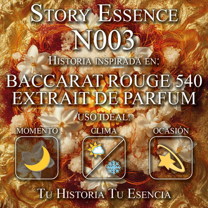 N003 - Inspirado en Baccarat Rouge 540 Extrait de Parfum