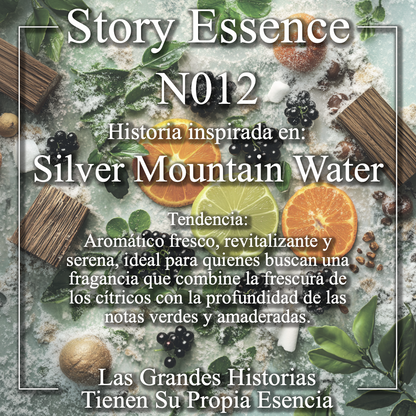 N012 - Inspirado en Silver Mountain Water